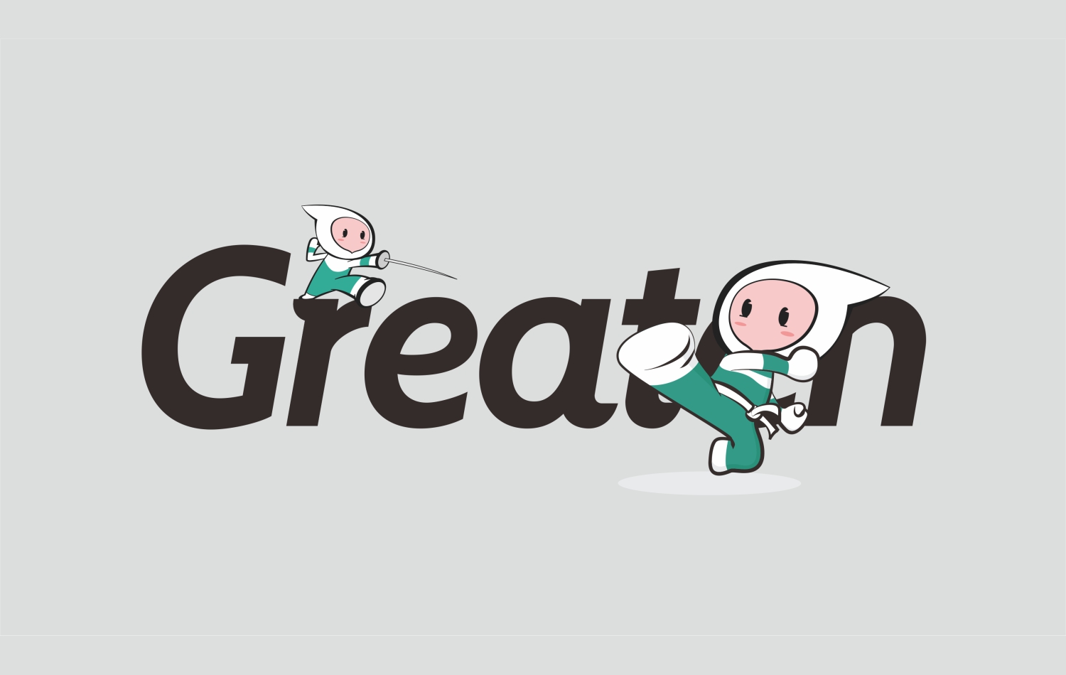 极腾护具卡通吉祥物设计