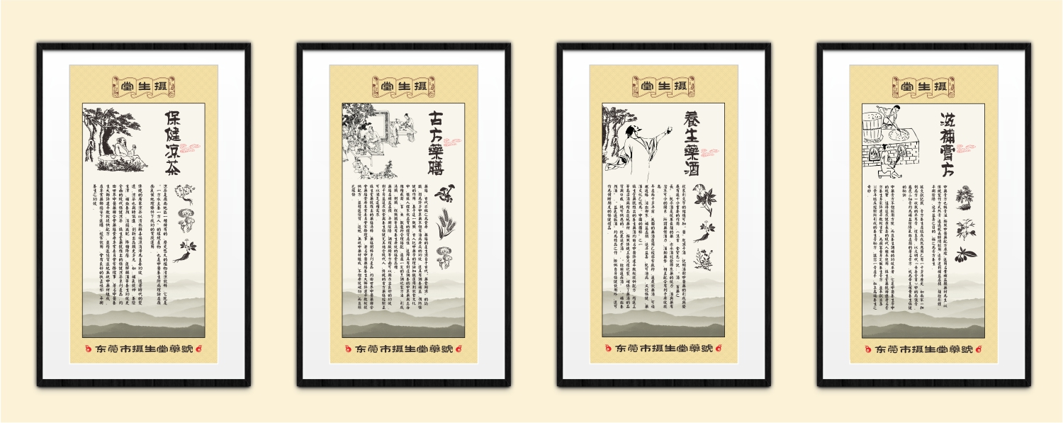 中药养生品牌形象广告设计