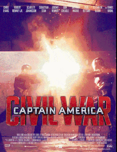 美国队长3：内战动态海报