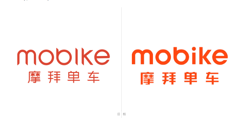 摩拜单车新旧logo对比