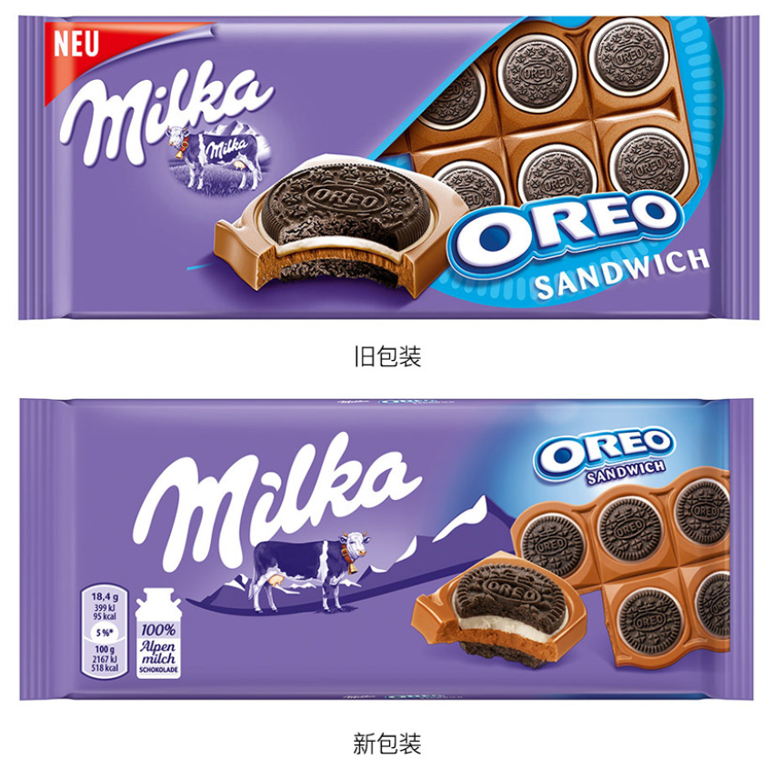 妙卡产品新旧包装对比