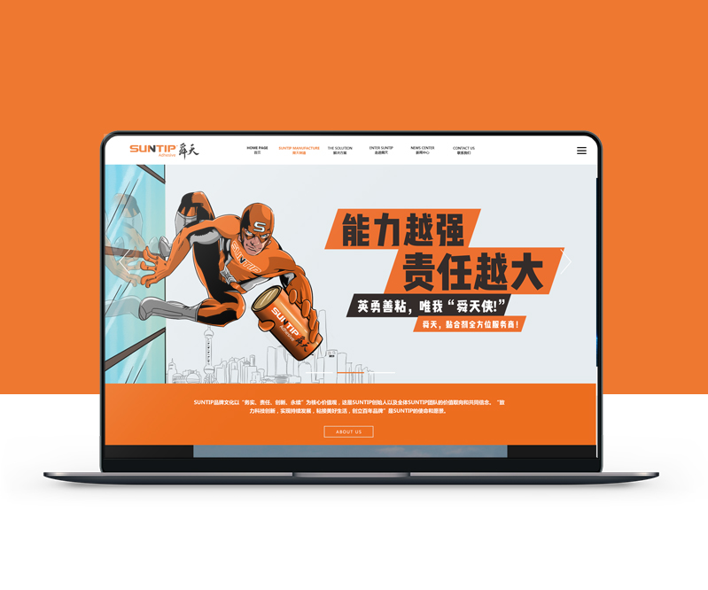 舜天官网网站设计