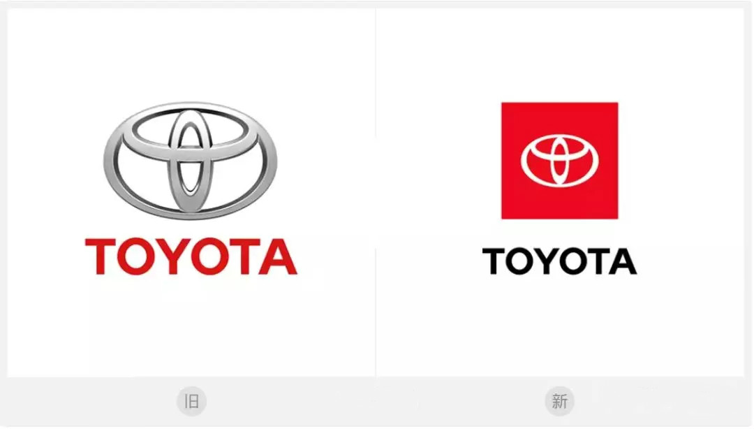 丰田新旧LOGO设计对比 丰田新旧LOGO设计对比