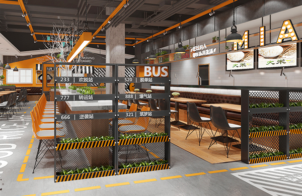 妙米——长安店空间设计_东莞品牌设计公司_深圳比高创意擅长品牌策划_VI设计_包装_logo设计_作品案例_连锁空间