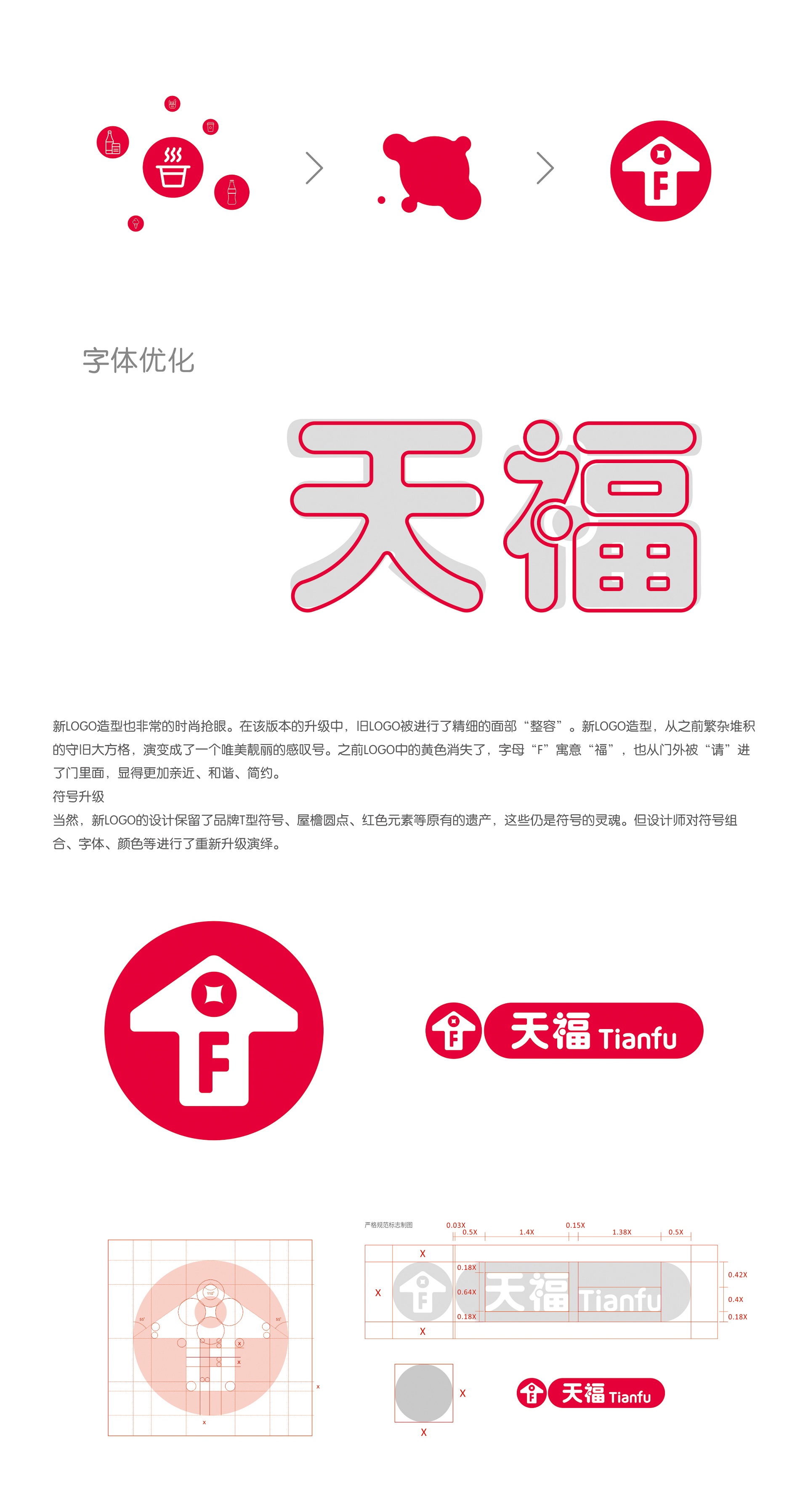 天福便利店logo字体优化