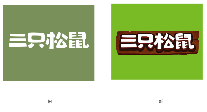 三只松鼠LOGO设计更新