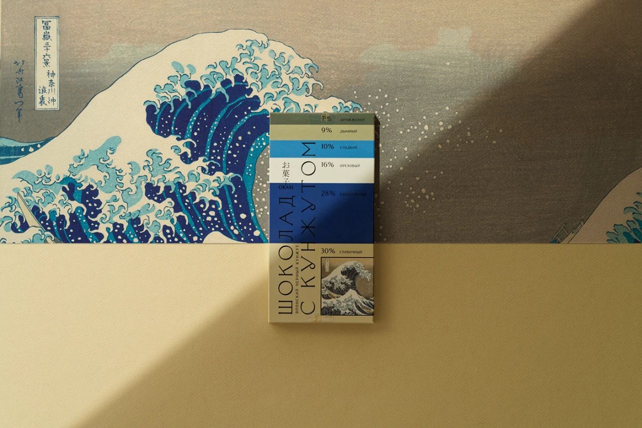 这套结合色卡与日本版画的巧克力包装设计，能给你哪些启发？