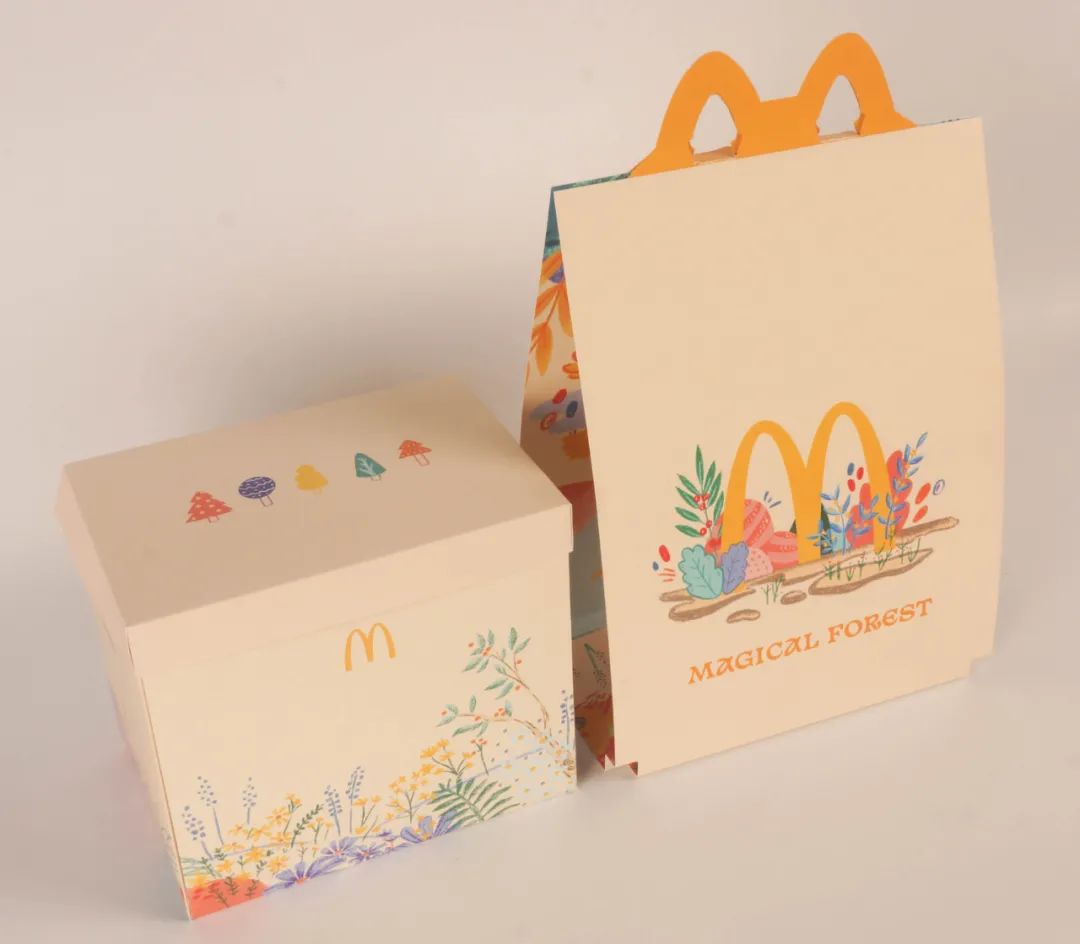 麦当劳环保手绘外包装设计
