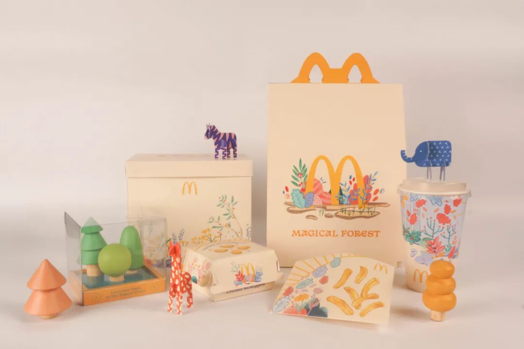 麦当劳环保手绘包装设计