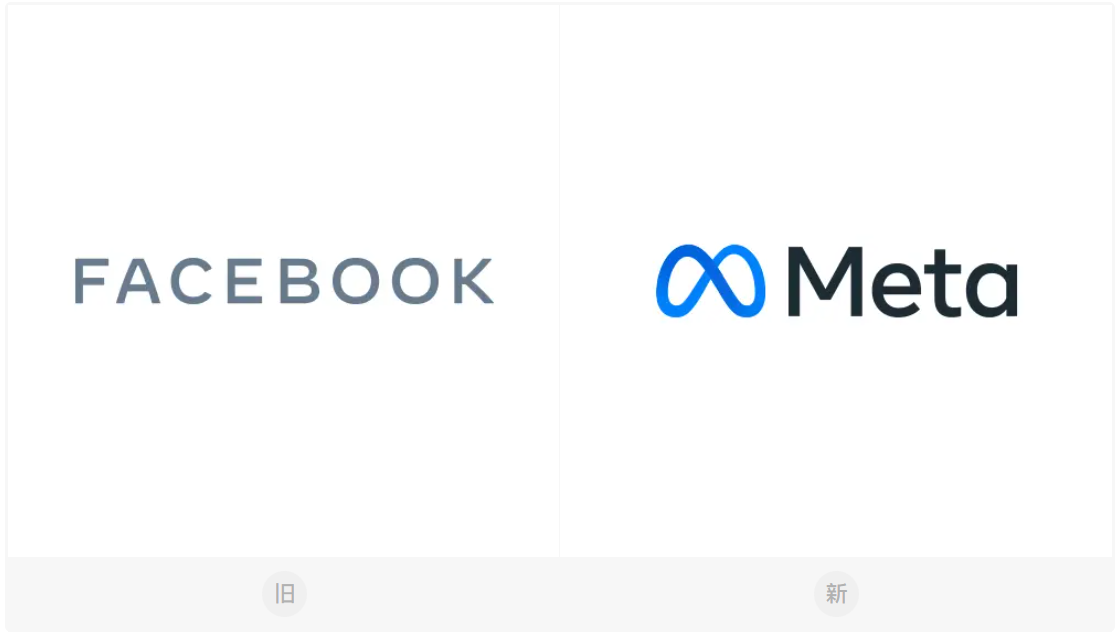 Facebook公司改名Meta新LOGO设计