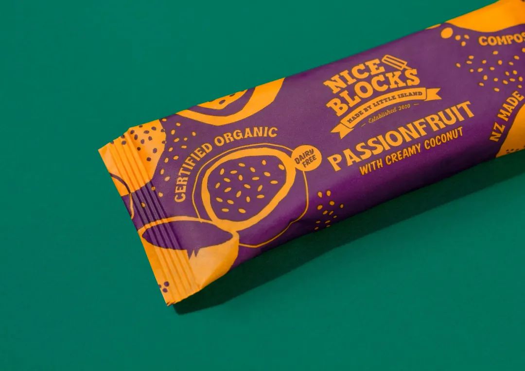 新西兰Niceblocks冰淇淋包装设计特写
